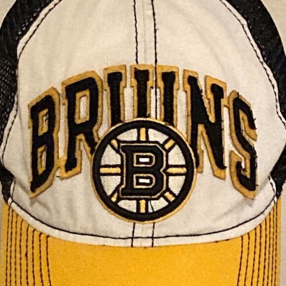 Boston Bruins Old School Reebok Superflex Faceoff Edition Baseball Cap Size S/M - Picture 2 of 13
